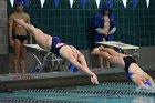 Swimming vs CGA  Wheaton College Swimming & Diving vs Coast Guard Academy. - Photo By: KEITH NORDSTROM : Wheaton, Swimming, diving